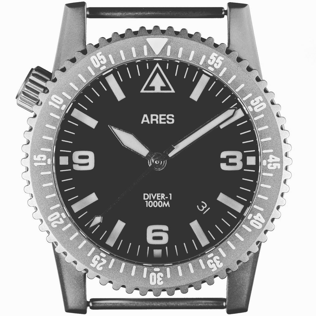 ARES DIVER-1 Mission Timer Lithium-Ion Quartz